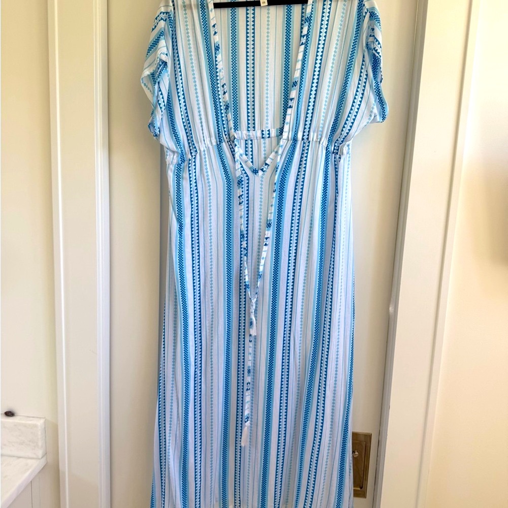 Coolchange Caftan Blue & White